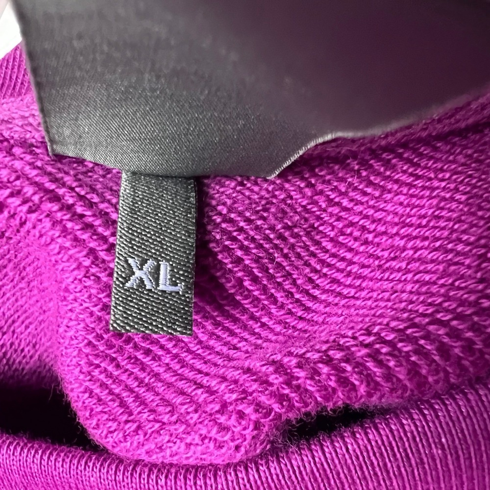 Savage X Fenty‎ Cropped Sweatshirt Pullover Top Purple XL - Picture 7 of 7